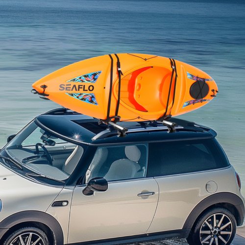 Kayak Roof Rack 1 Pair JBar Soft Roof Rack Top Mount Tie Down Carrier