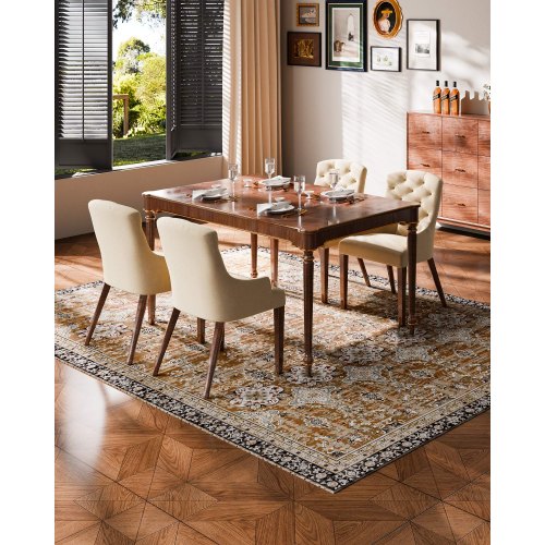 Area Rug 75 x 9.5 ft Large Washable Rug NonSlip and TearResistant Soft