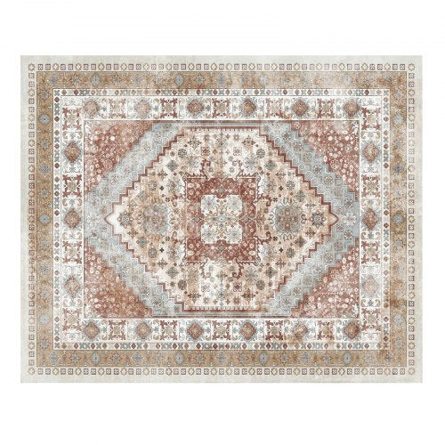 Area Rug 8 x 10 ft Large Washable Rug NonSlip and TearResistant Soft 2