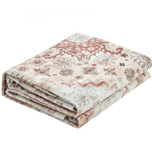 Area Rug 8 x 10 ft Large Washable Rug NonSlip and TearResistant Soft 2