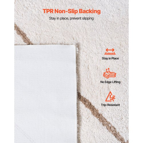 Indoor Plush Area Rugs 8 X 10 Ft Carpet Furry With Long Plushs Pile Thick 33 7