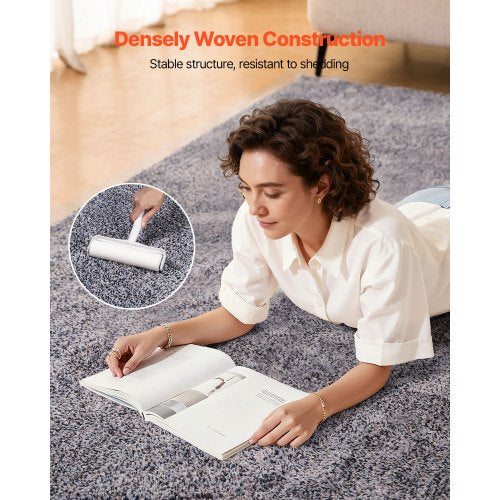 Indoor Plush Area Rugs 8 X 10 Ft Carpet Furry With Long Plushs Pile Thick