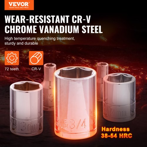 Mechanics Tool Set and Socket Set 14 38 12 Drive Deep and Standard