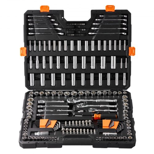 Mechanics Tool Set and Socket Set 14 38 12 Drive Deep and Standard