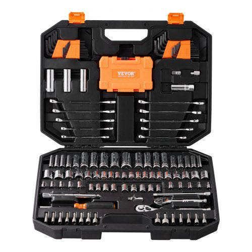 Mechanics Tool Set and Socket Set 14 and 38 Drive Deep and Standard