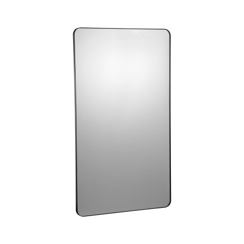 Wall Mounted Makeup Mirror 015 Thick 30 x 48 Mirror with Aluminium