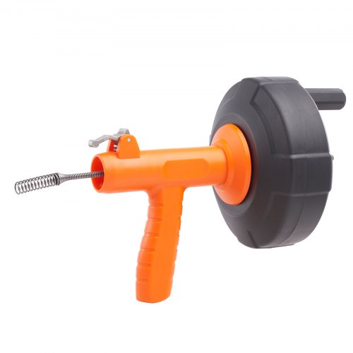 Drain Auger 25Ft Plumbing Snake Auto Feed Plumbers Snake with Drill