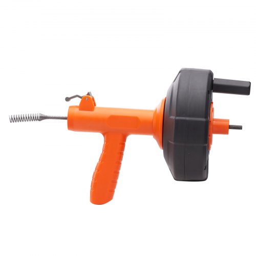 Drain Auger 25Ft Plumbing Snake Auto Feed Plumbers Snake with Drill