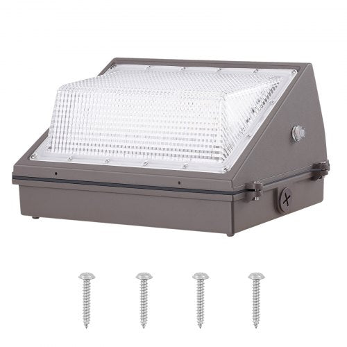 4PCs LED Wall Pack Lights 100W 10800LM 5000K Commercial Outdoor Lights