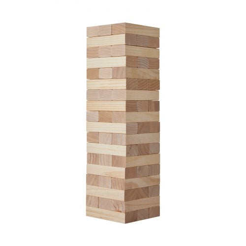 Tumbling Timber Toy 54 Blocks Medium Tumble Tower Blocks Game Pine Wood