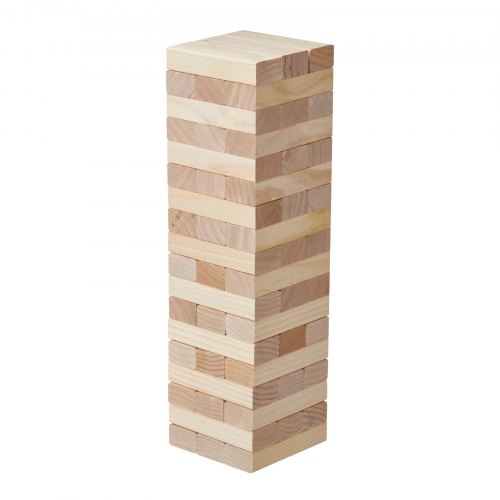 Tumbling Timber Toy 54 Blocks Large Tumble Tower Blocks Game Pine Wood