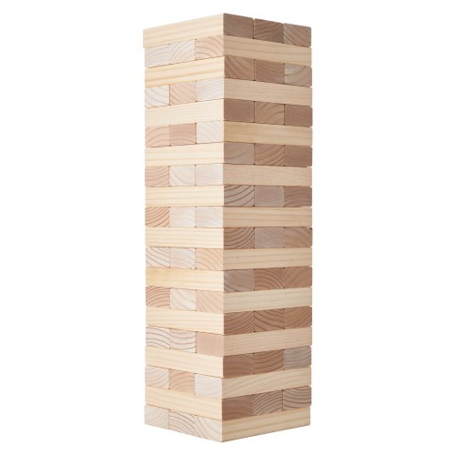 Tumbling Timber Toy 60 Blocks Giant Tumble Tower Blocks Game Pine Wood