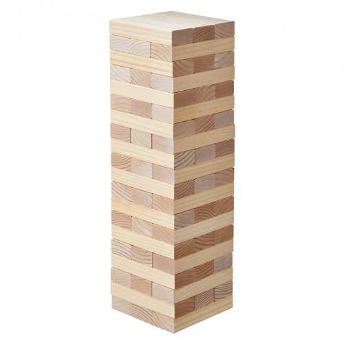 Tumbling Timber Toy 60 Blocks Giant Tumble Tower Blocks Game Pine Wood
