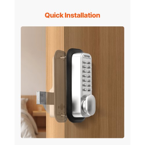 Mechanical Keyless Entry Door Lock 14 Key Mechanical Door Lock Mechanical