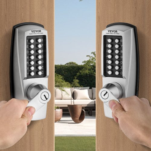 Mechanical Keyless Entry Door Lock 14 Key Mechanical Door Lock with Keys