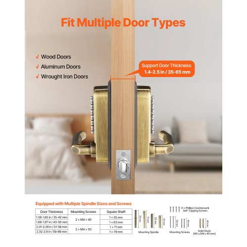Mechanical Keyless Entry Door Lock 14 Key Mechanical Door Lock Mechanical