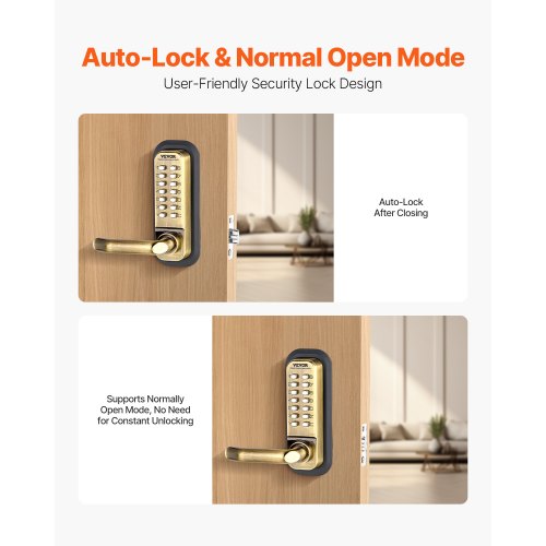 Mechanical Keyless Entry Door Lock 14 Key Mechanical Door Lock Mechanical
