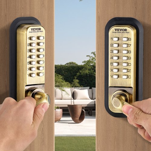 Mechanical Keyless Entry Door Lock 14 Key Mechanical Door Lock Mechanical