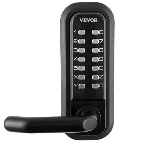 Mechanical Keyless Entry Door Lock 14 Digit Keypad Embedded Outdoor Gate