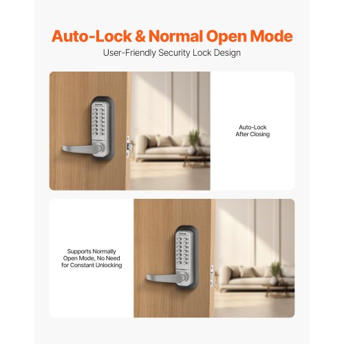 Mechanical Keyless Entry Door Lock 14 Key Mechanical Door Lock Mechanical