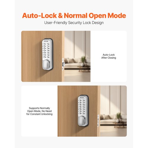 Mechanical Keyless Entry Door Lock 14 Key Mechanical Door Lock Mechanical