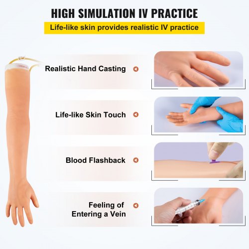 12 PCS Phlebotomy Practice Kit IV Venipuncture Intravenous Training High