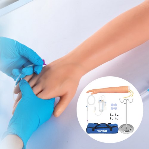 12 PCS Phlebotomy Practice Kit IV Venipuncture Intravenous Training High