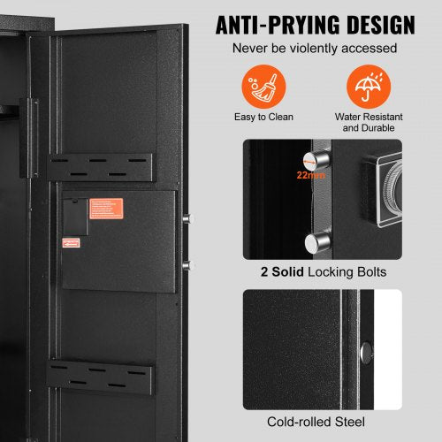 68 Rifles Gun Safe Rifle Safe with Lock Digital Keypad Quick Access