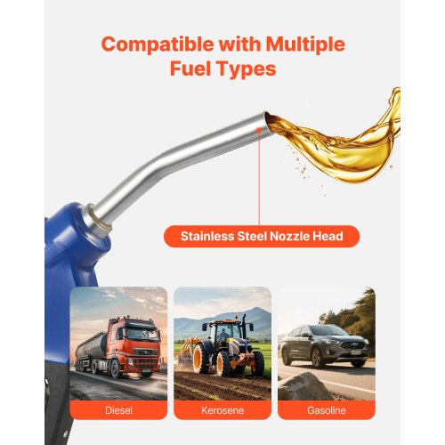 34Inch Barb Diesel Exhaust Fluid Nozzle Max Flow Rate 116 GPM Auto Shut