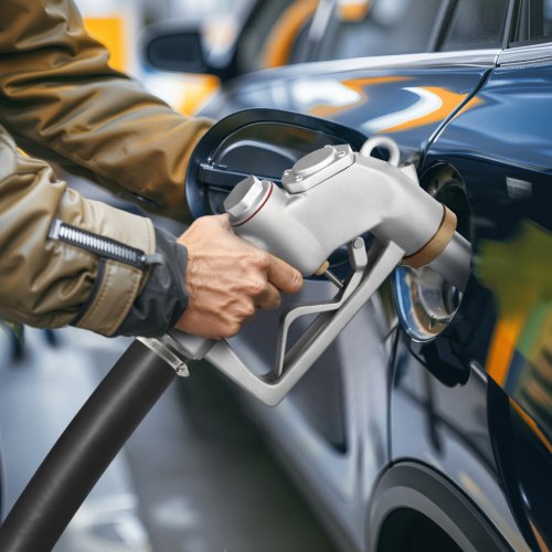 1.5 Inch Barb Automatic Fuel Nozzle with Swivel Max Flow Rate 37 GPM Auto