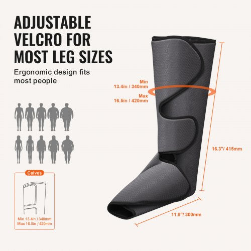 Leg Massager with Air Compression Foot and Calf Massager with 3 Modes 3