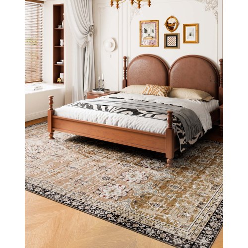 Area Rug 9 x 12 ft Large Washable Rug NonSlip and TearResistant Soft 1