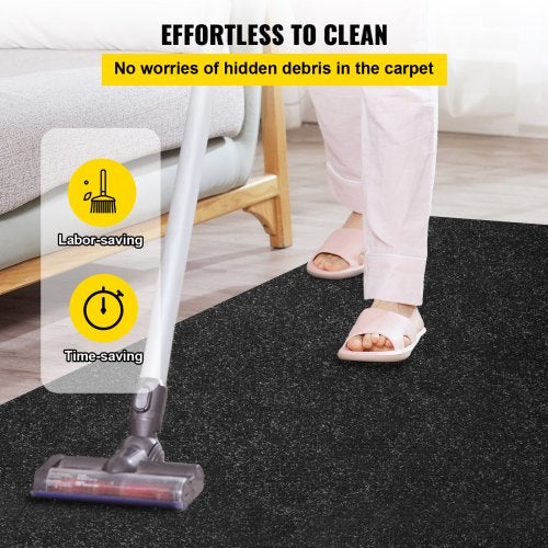 Boat Carpet 6 ft x 29.5 ft Marine Carpet for Boats Waterproof Black Indoor