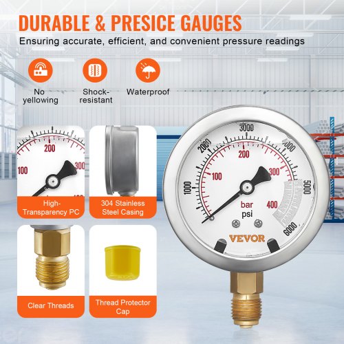 Hydraulic Pressure Test Kit 250400600bar 3 Gauges 9 Test Couplings 3
