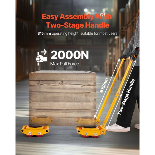 Machine Skate 6T Machinery Skate Dolly 13228 lbs Machinery Moving Skate