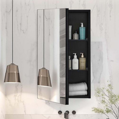 Medicine Cabinet 14 x 24 inches Medicine Cabinet for Bathroom with Mirror