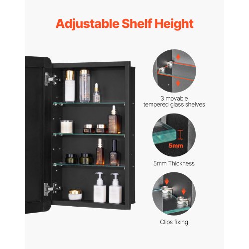 Medicine Cabinet 165 x 27.5 inch Medicine Cabinet for Bathroom with Mirror