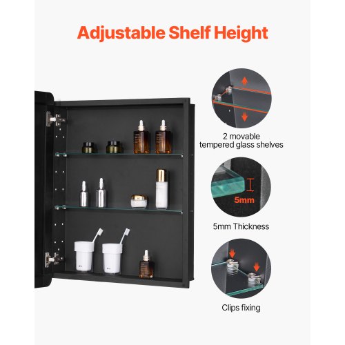 Medicine Cabinet 24 x 30 inch Medicine Cabinet for Bathroom with Mirror