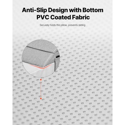 Bed Wedge Pillow for Headboard Queen Size 60x10x6 Bed Gap Filler Fill