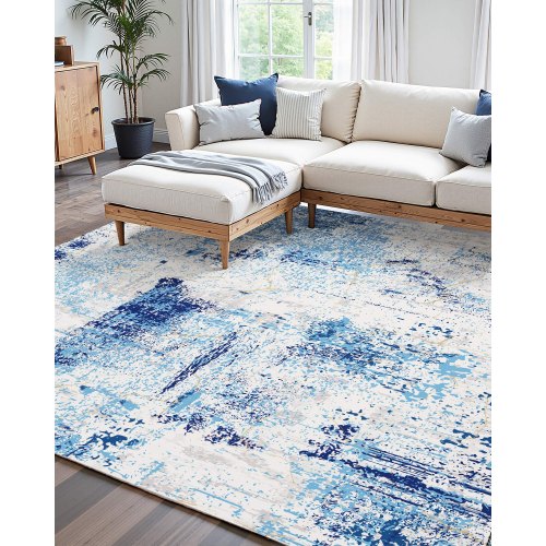 Area Rug 5 x 7 ft Large Washable Rug NonSlip and TearResistant Soft