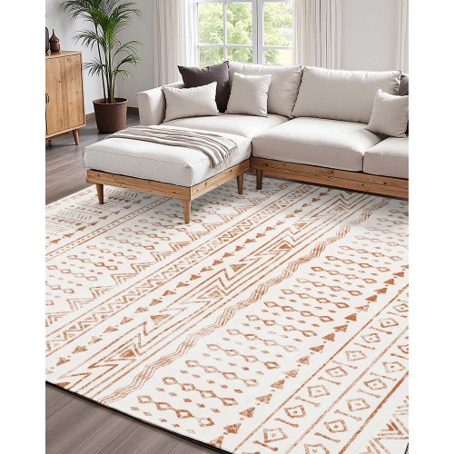 Area Rug 5 x 7 ft Large Washable Rug NonSlip and TearResistant Soft 1