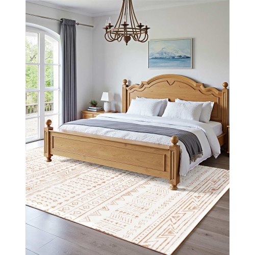 Area Rug 5 x 7 ft Large Washable Rug NonSlip and TearResistant Soft 1