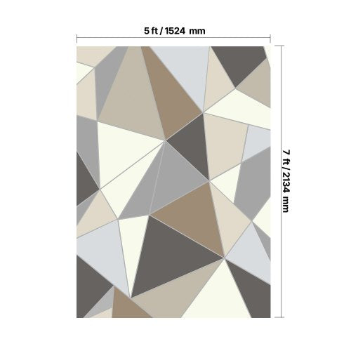 Area Rug 5 x 7 ft Large Washable Rug NonSlip and TearResistant Soft 2