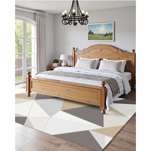 Area Rug 5 x 7 ft Large Washable Rug NonSlip and TearResistant Soft 2