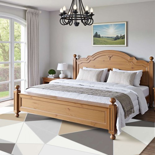 Area Rug 5 x 7 ft Large Washable Rug NonSlip and TearResistant Soft 2