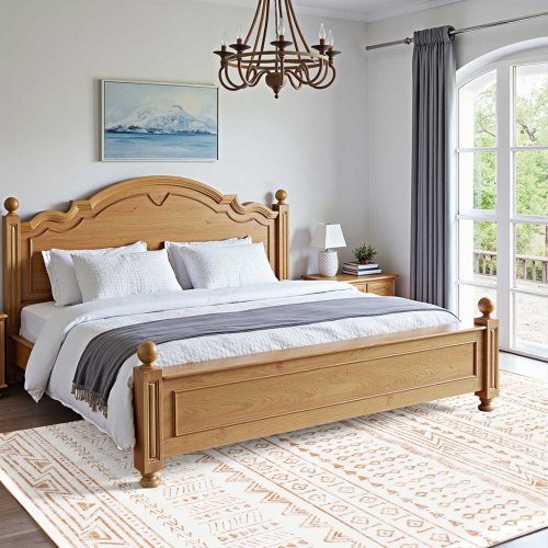 Area Rug 6 x 9 ft Large Washable Rug NonSlip and TearResistant Soft 1