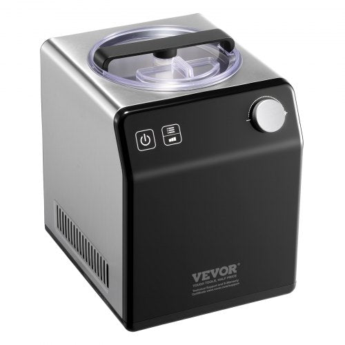 Upright Automatic Ice Cream Maker with Builtin Compressor 2 Quart No