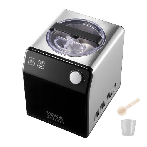 Upright Automatic Ice Cream Maker with Builtin Compressor 2 Quart No