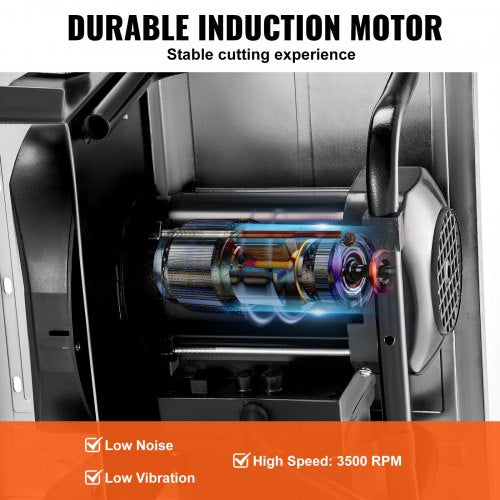 Wet Tile Saw 7inch 65Mn Steel Blade 3500 RPM Induction Motor Tile Cutter