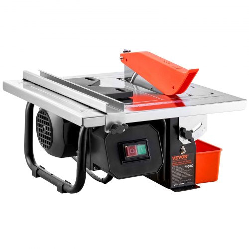 Wet Tile Saw 7inch 65Mn Steel Blade 3500 RPM Induction Motor Tile Cutter